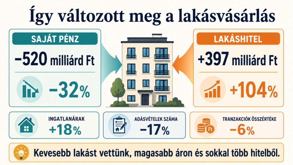 így változott meg a lakásvásárlás